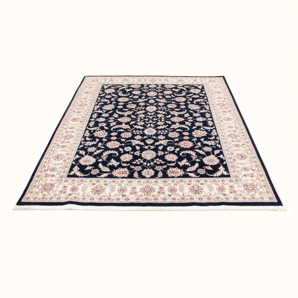Perzisch tapijt - Tabriz - Royal - 201 x 149 cm - donkerblauw