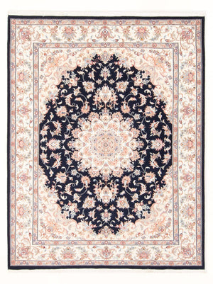 Perzisch tapijt - Tabriz - Royal - 197 x 149 cm - donkerblauw