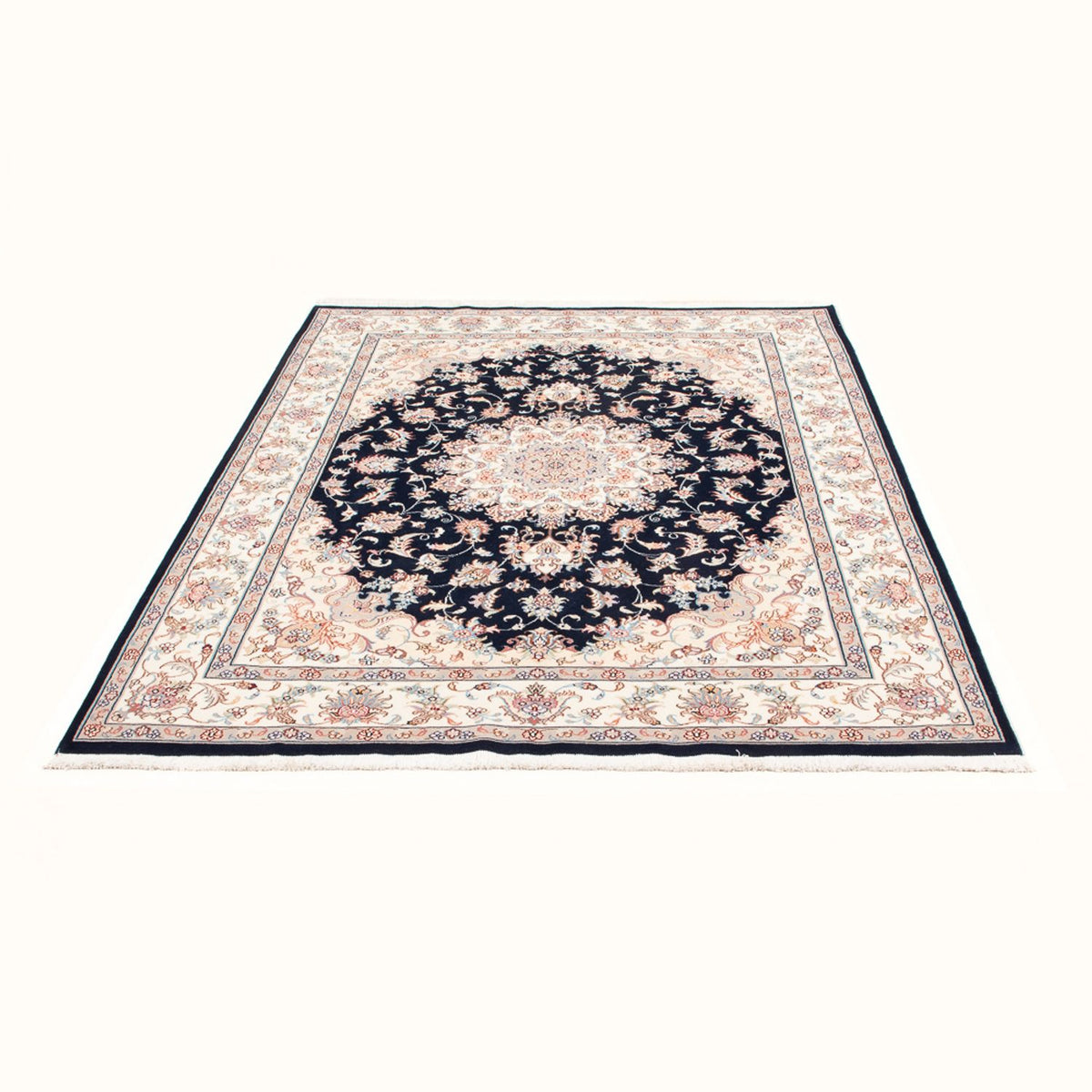 Perzisch tapijt - Tabriz - Royal - 197 x 149 cm - donkerblauw