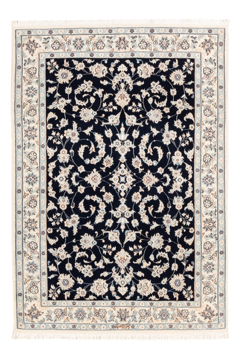 Perzisch tapijt - Nain - Premium - 154 x 107 cm - donkerblauw
