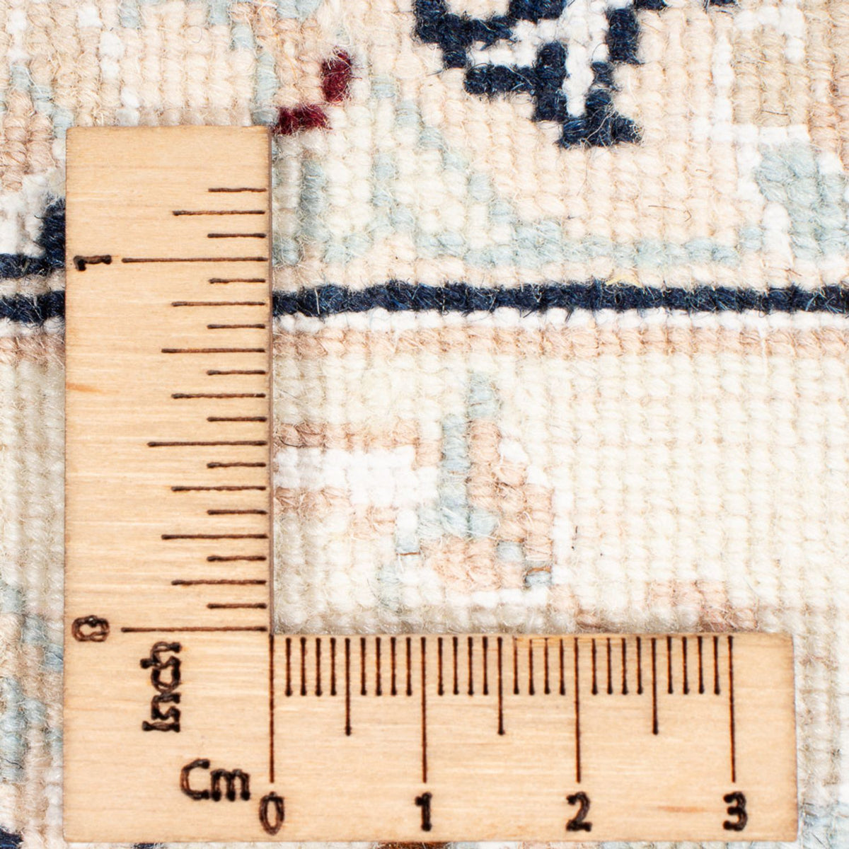 Perzisch tapijt - Nain - Koninklijk - 155 x 105 cm - donkerblauw