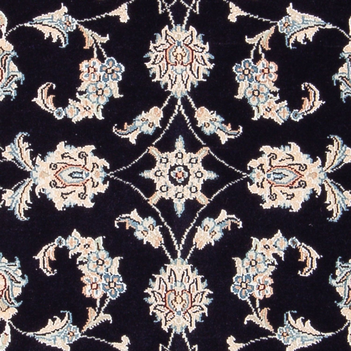 Perzisch tapijt - Nain - Premium - 125 x 80 cm - donkerblauw