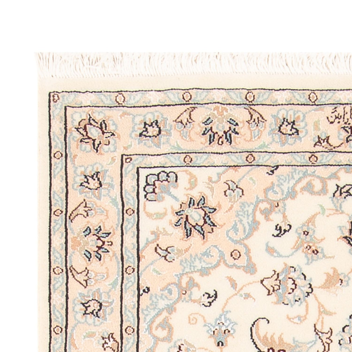 Perzisch tapijt - Nain - Premium - 134 x 76 cm - crème