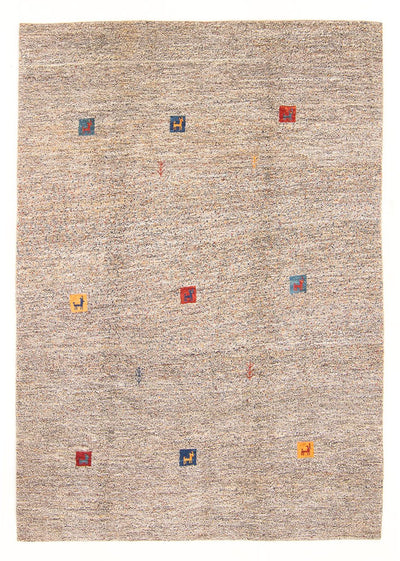 Perzische Gabbeh Tapijt 178x243cm - Perserteppich Wollteppich - natuur