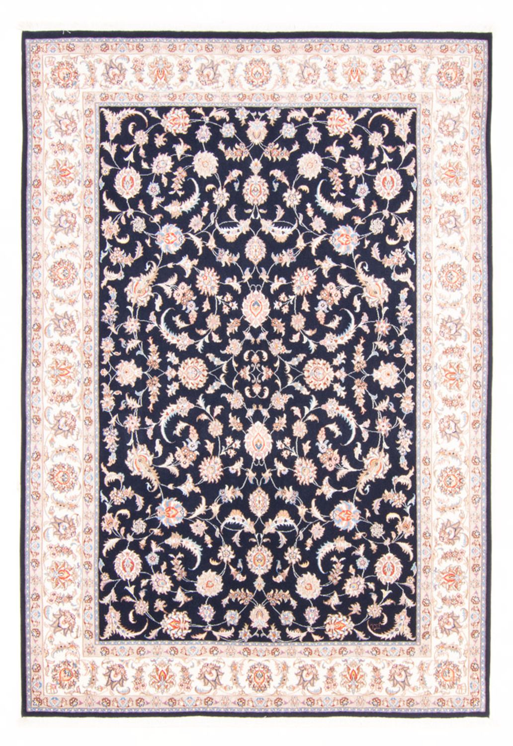 Perzisch tapijt - Tabriz - Royal - 245 x 170 cm - donkerblauw