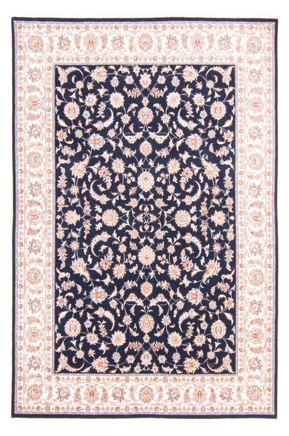 Perzisch tapijt - Tabriz - Royal - 241 x 168 cm - donkerblauw