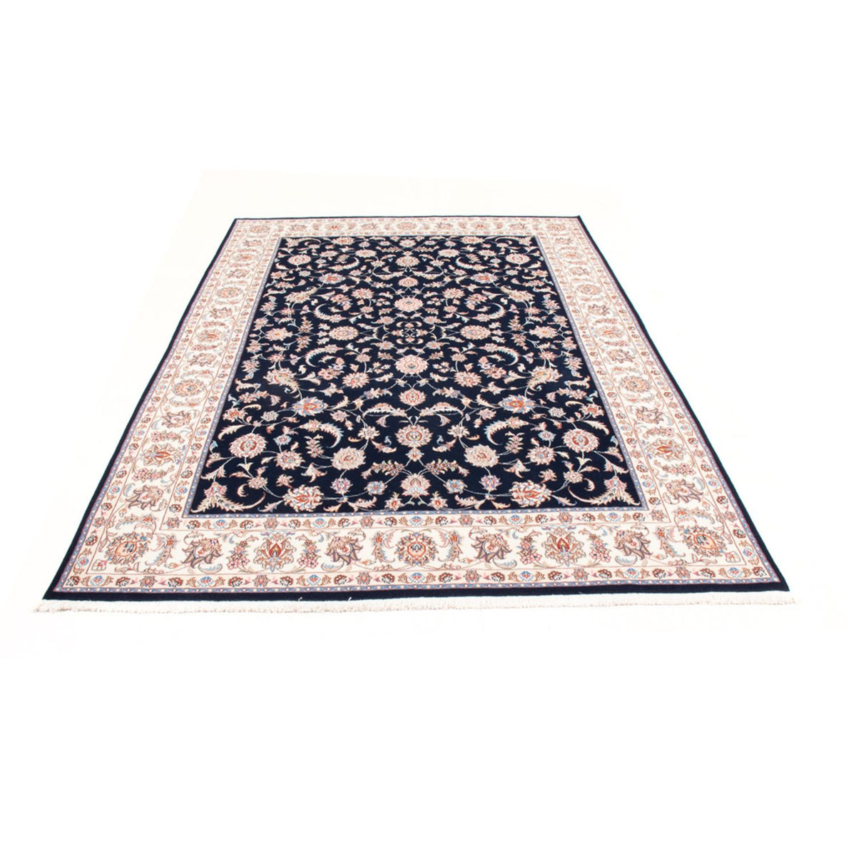 Perzisch tapijt - Tabriz - Royal - 241 x 168 cm - donkerblauw
