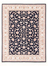 Tabriz - 50 Raj Tapijt 149x197cm - Perzisch tapijt - Rechthoekig / Donkerblauw / 149 x 197 cm Rechthoekig