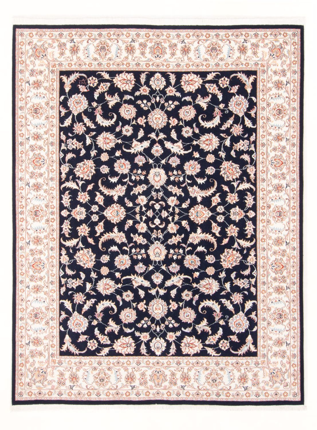 Perzisch tapijt - Tabriz - Royal - 197 x 149 cm - donkerblauw