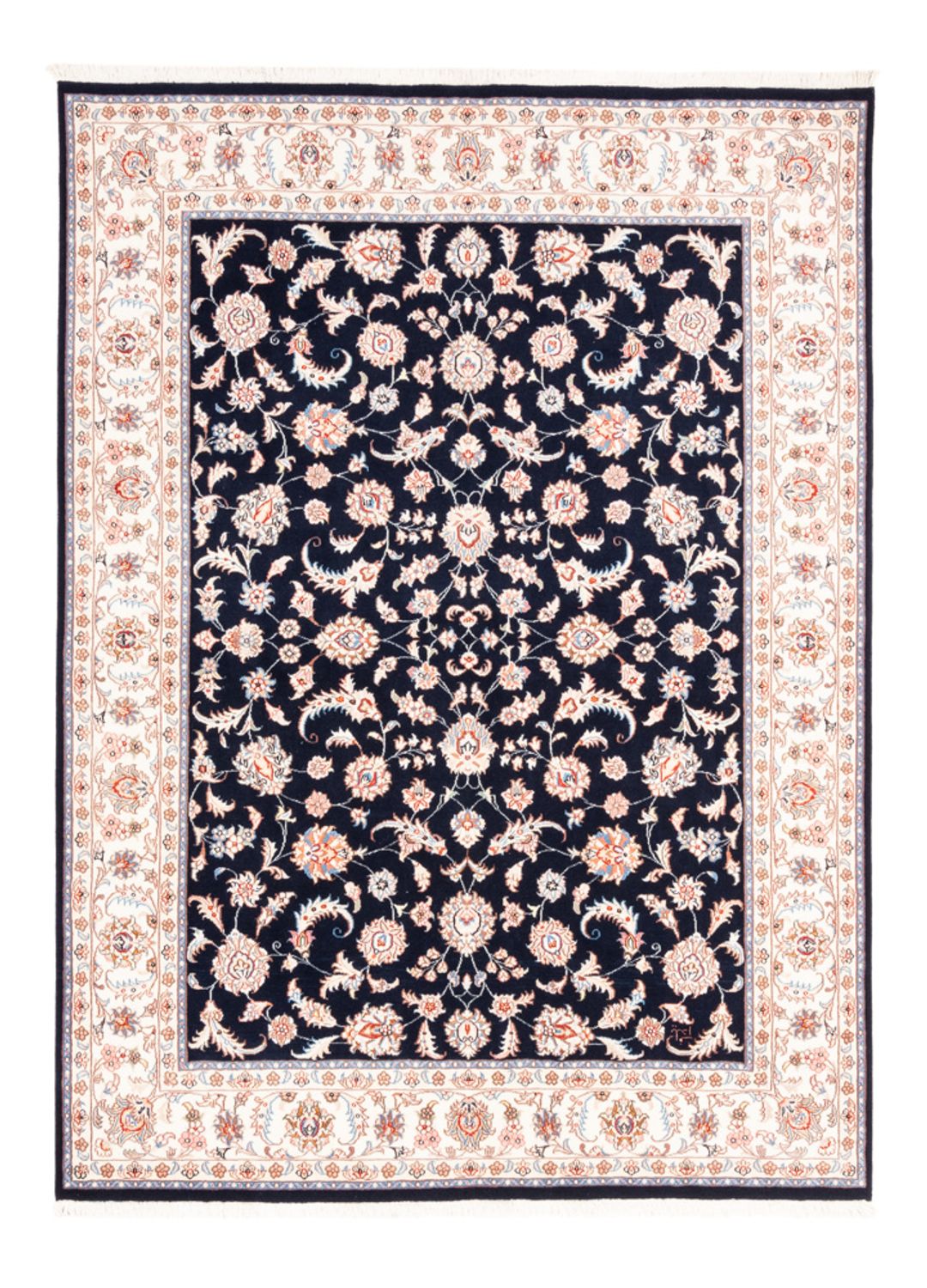 Perzisch tapijt - Tabriz - 200 x 149 cm - donkerblauw