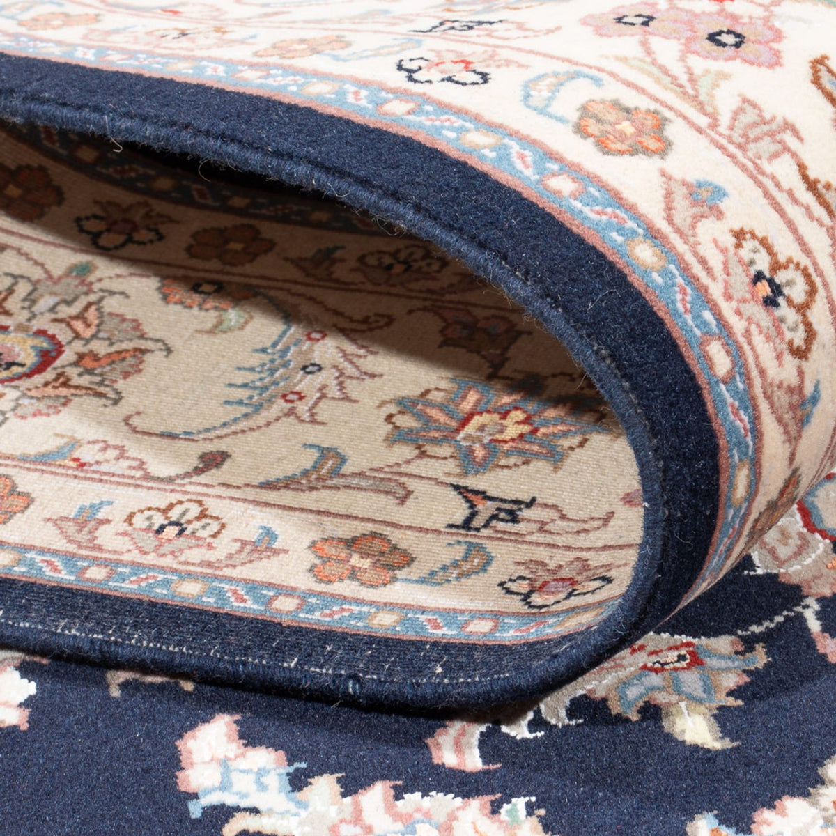 Perzisch tapijt - Tabriz - Royal - 201 x 150 cm - donkerblauw