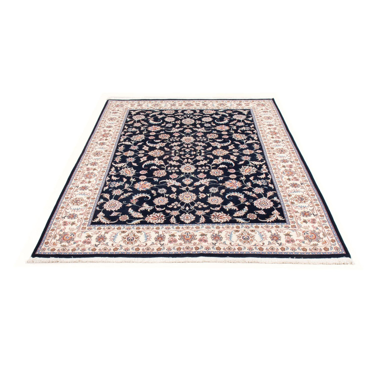 Perzisch tapijt - Tabriz - Royal - 201 x 150 cm - donkerblauw