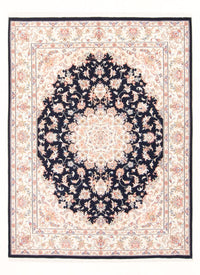 Perzisch tapijt - Tabriz - Royal - 199 x 147 cm - donkerblauw