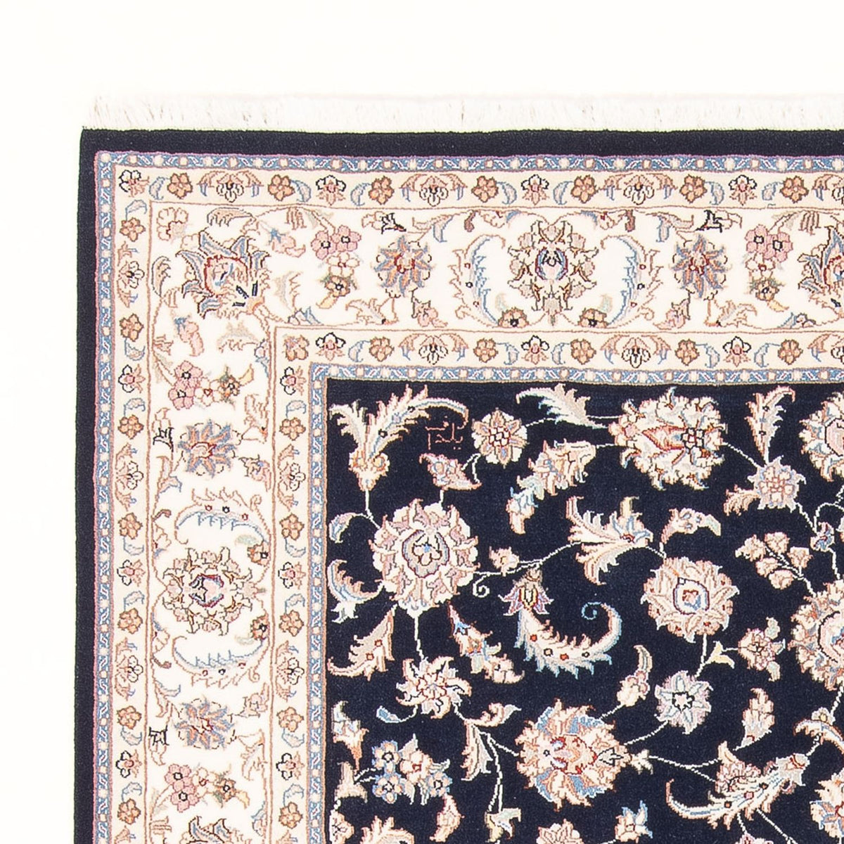 Perzisch tapijt - Tabriz - Royal - 202 x 151 cm - donkerblauw