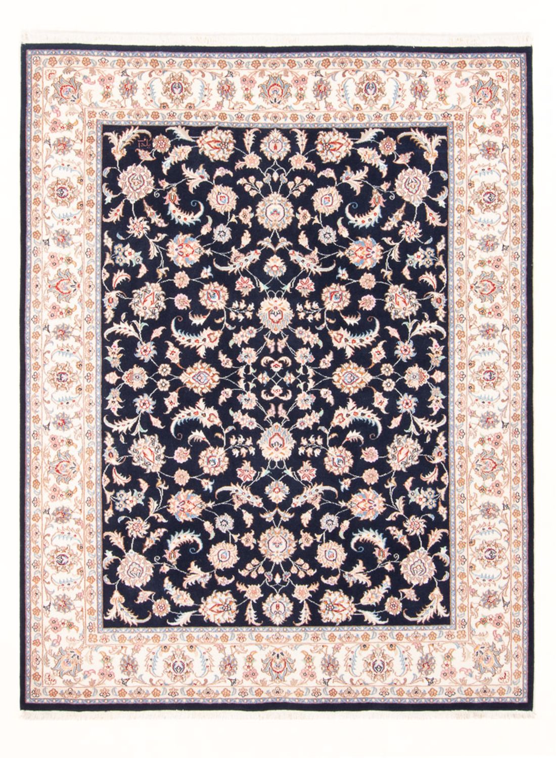 Perzisch tapijt - Tabriz - Royal - 200 x 149 cm - donkerblauw
