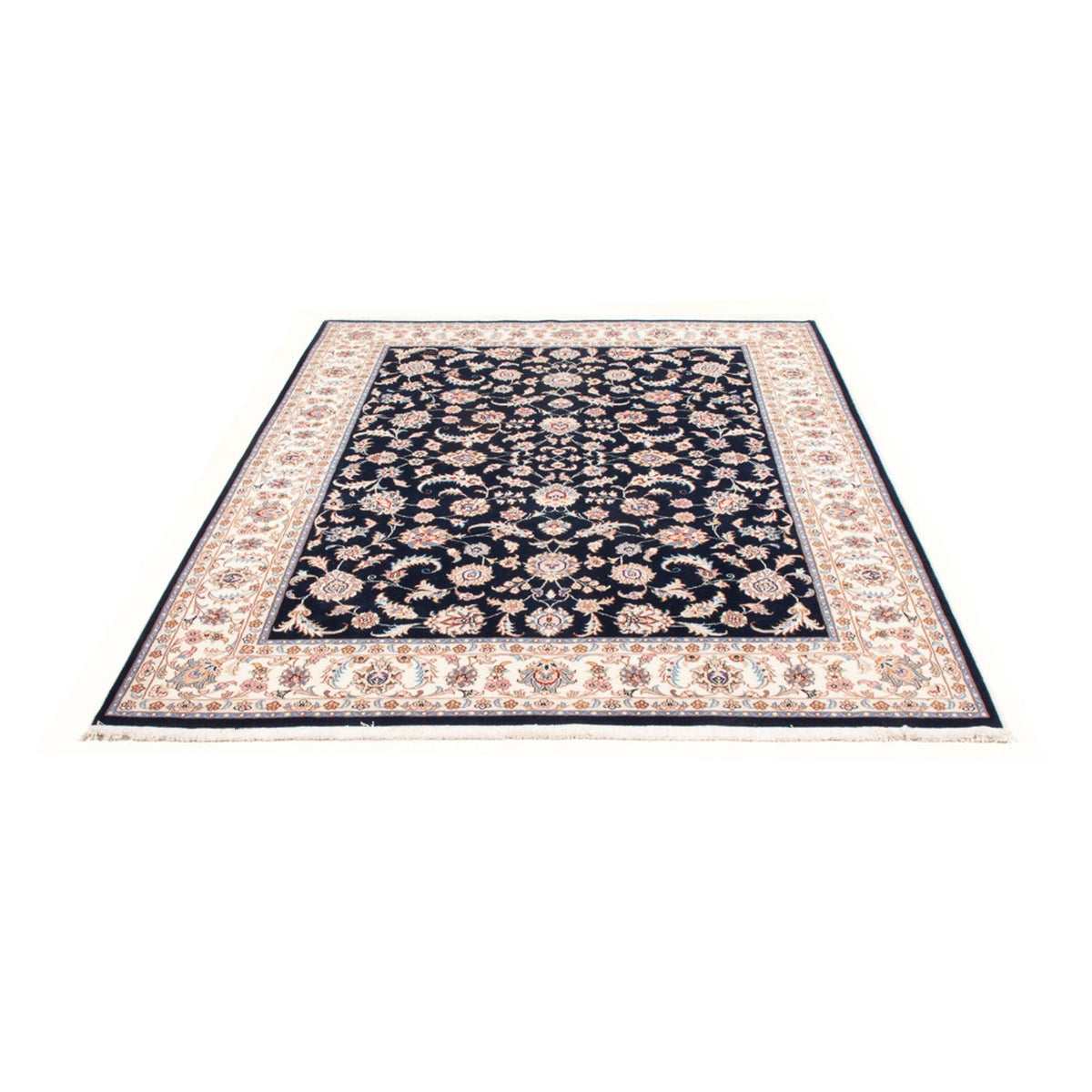 Perzisch tapijt - Tabriz - Royal - 200 x 149 cm - donkerblauw