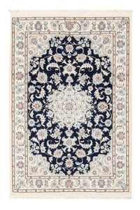 Perzisch tapijt - Nain - Premium - 117 x 80 cm - donkerblauw