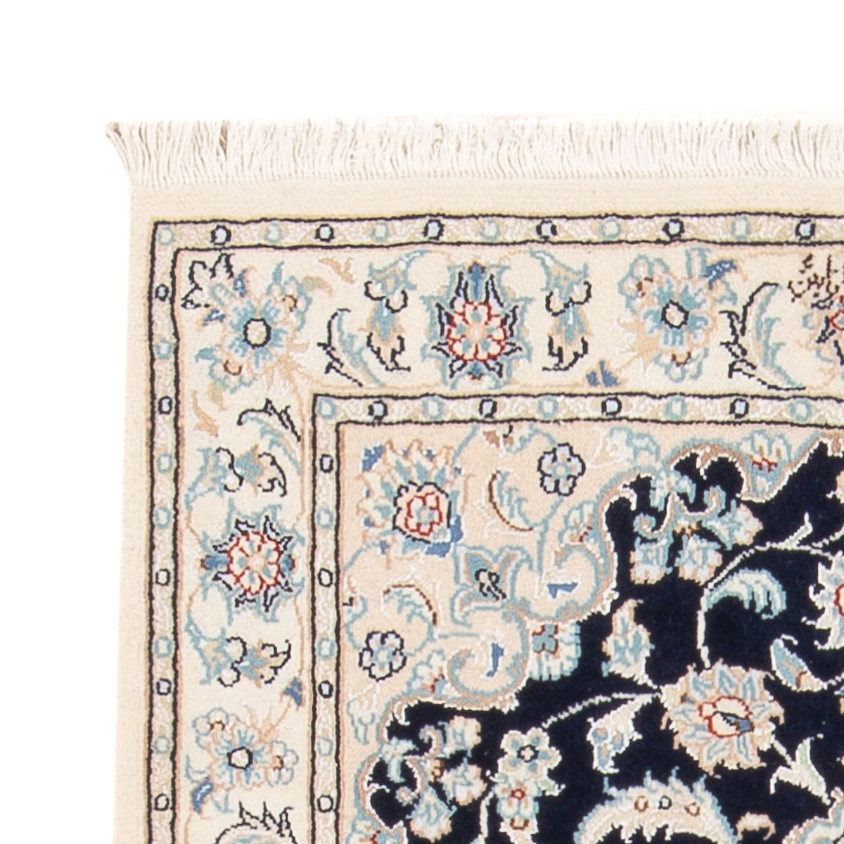 Perzisch tapijt - Nain - Premium - 117 x 80 cm - donkerblauw