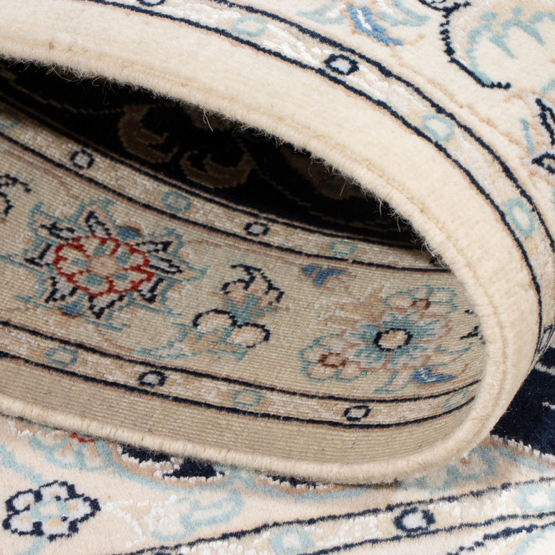 Perzisch tapijt - Nain - Premium - 117 x 80 cm - donkerblauw