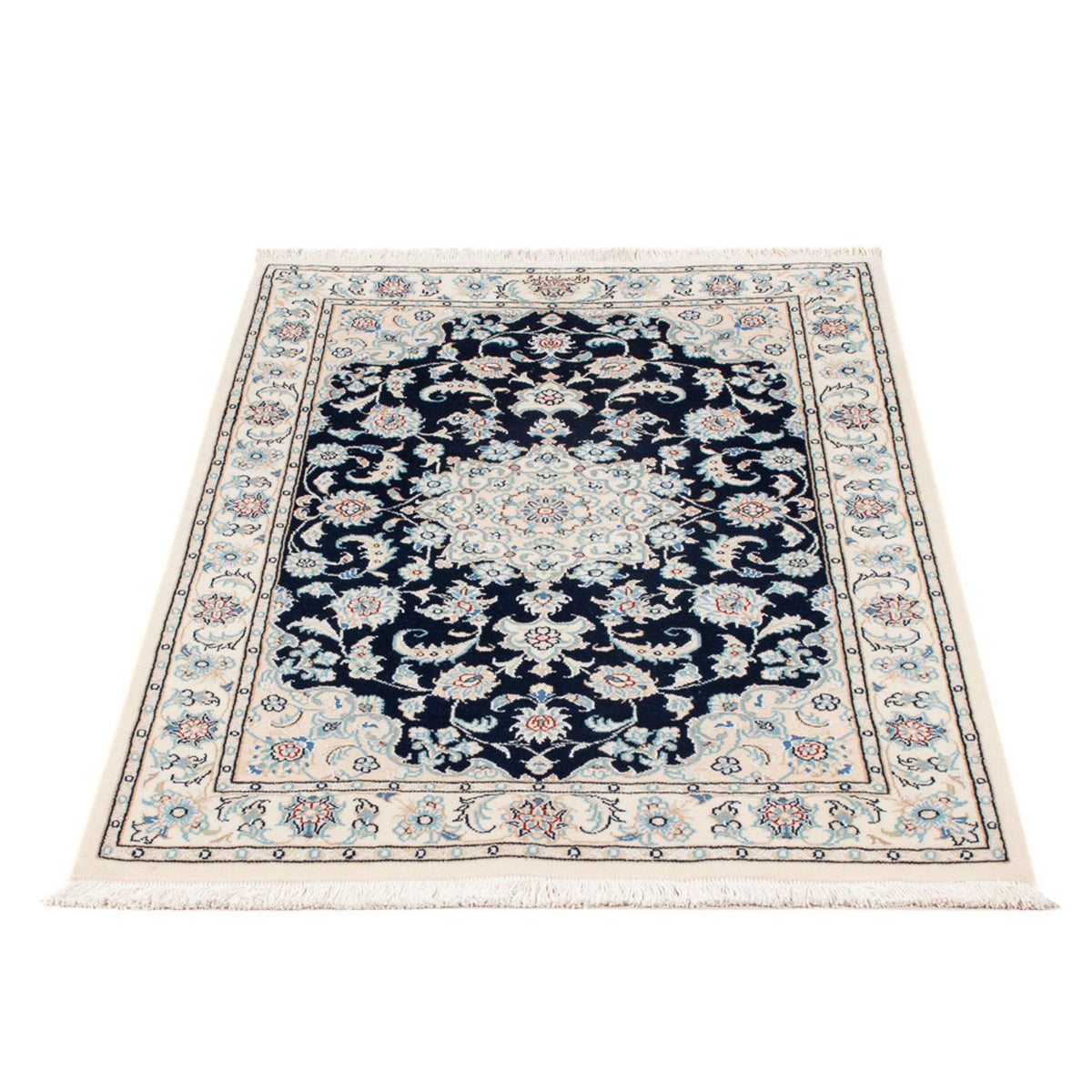 Perzisch tapijt - Nain - Premium - 117 x 80 cm - donkerblauw