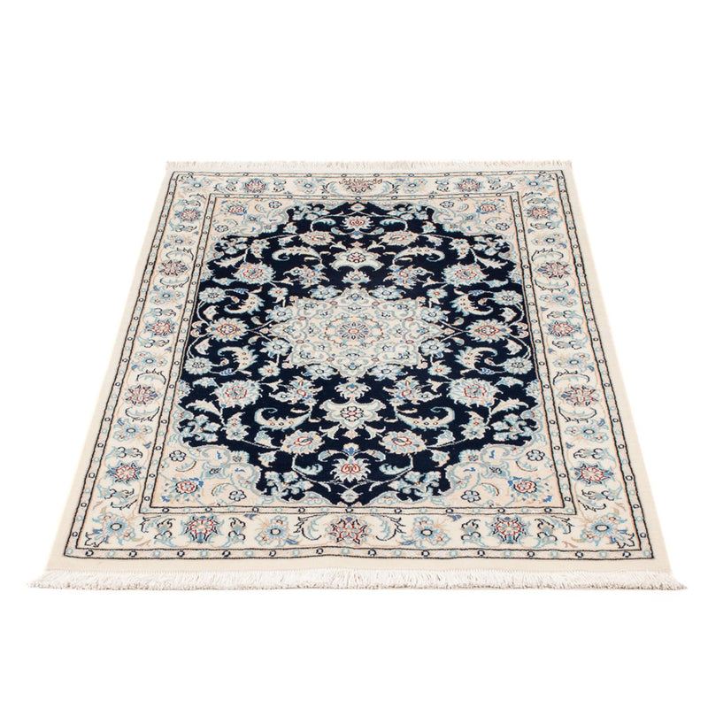 Perzisch tapijt - Nain - Premium - 117 x 80 cm - donkerblauw