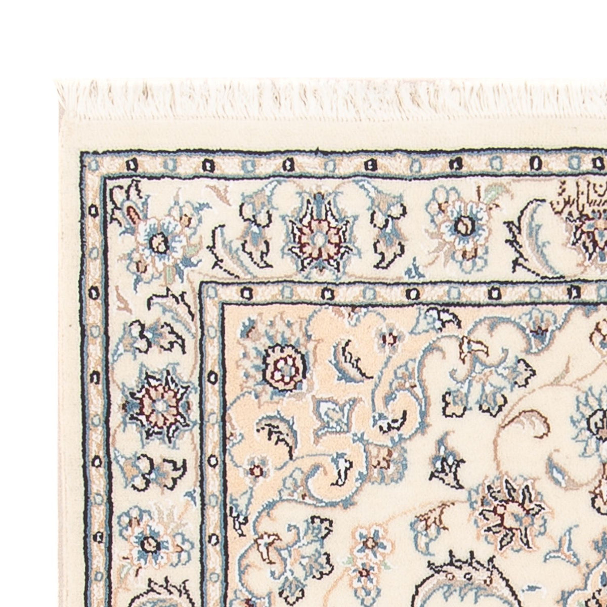 Perzisch tapijt - Nain - Premium - 121 x 82 cm - crème