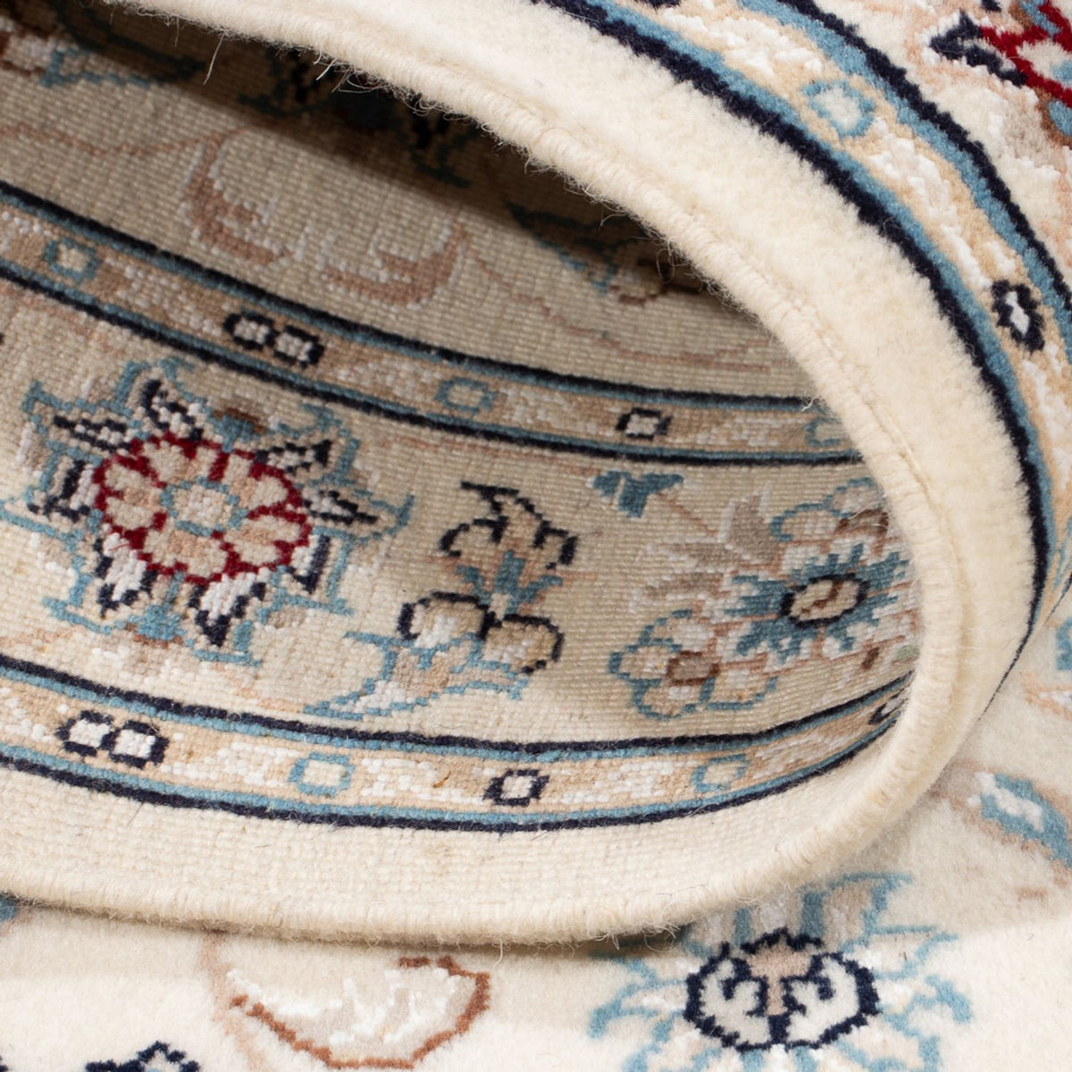 Perzisch tapijt - Nain - Premium - 121 x 82 cm - crème