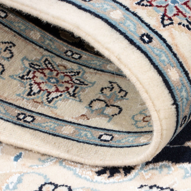 Perzisch tapijt - Nain - Premium - 122 x 81 cm - donkerblauw