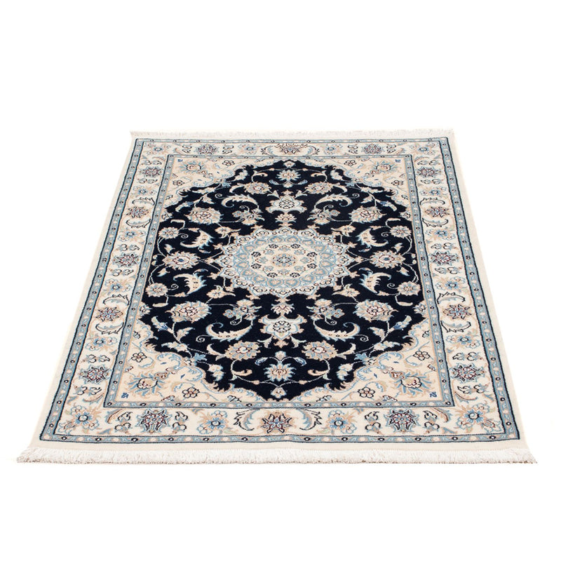 Perzisch tapijt - Nain - Premium - 122 x 81 cm - donkerblauw