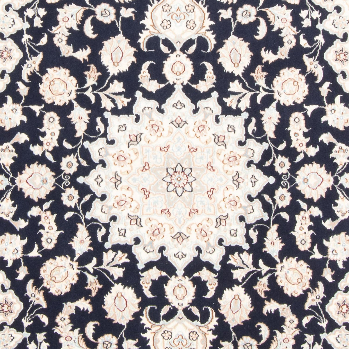 Perzisch tapijt - Nain - Koninklijk - 173 x 121 cm - donkerblauw