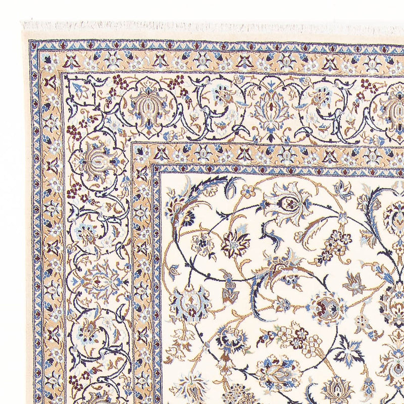 Perzisch tapijt - Nain - Koninklijk - 278 x 200 cm - crème