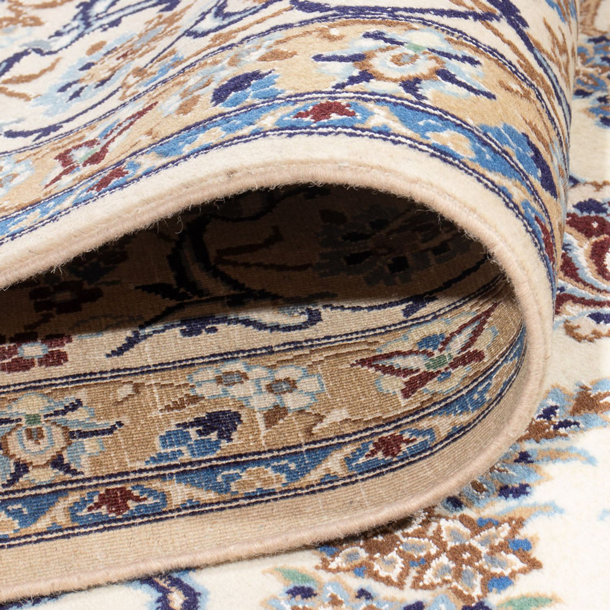 Perzisch tapijt - Nain - Koninklijk - 278 x 200 cm - crème