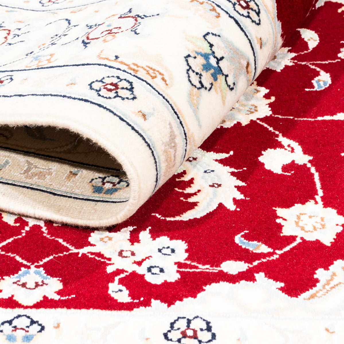 Perzisch tapijt - Nain - Premium - 174 x 120 cm - rood