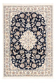 Perzisch tapijt - Nain - Premium - 151 x 108 cm - blauw