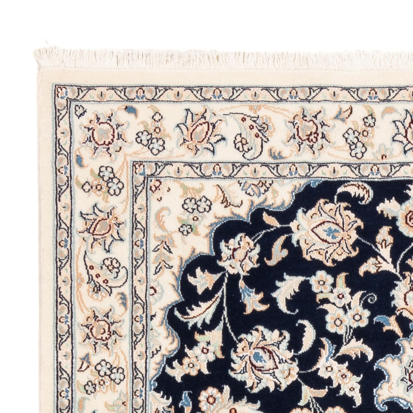 Perzisch tapijt - Nain - Premium - 151 x 108 cm - blauw