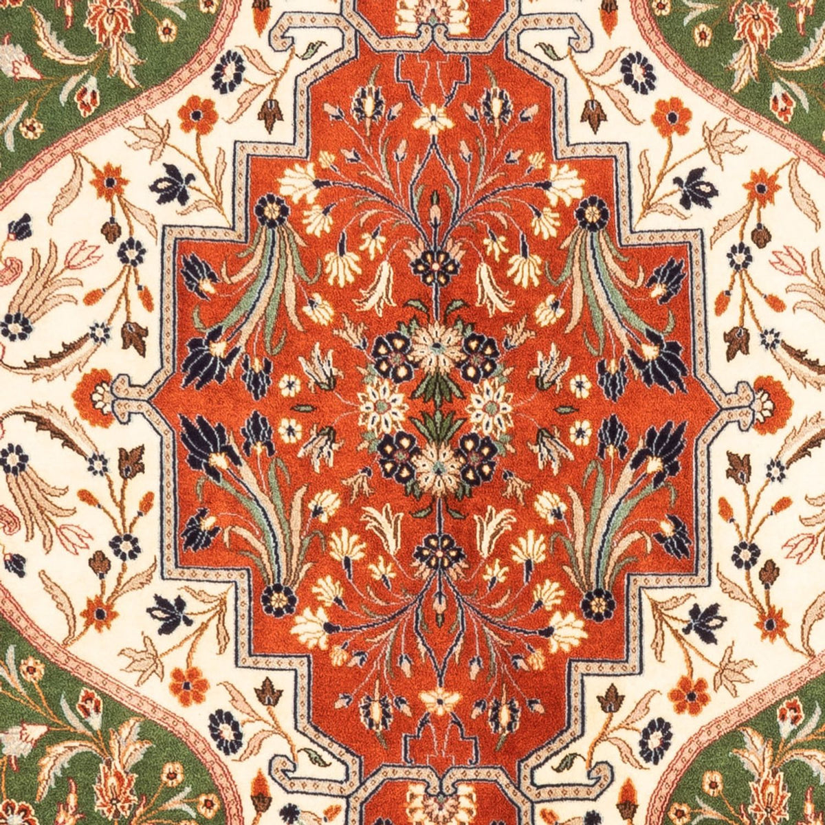 Perzisch tapijt - Ghom - 230 x 172 cm - groen