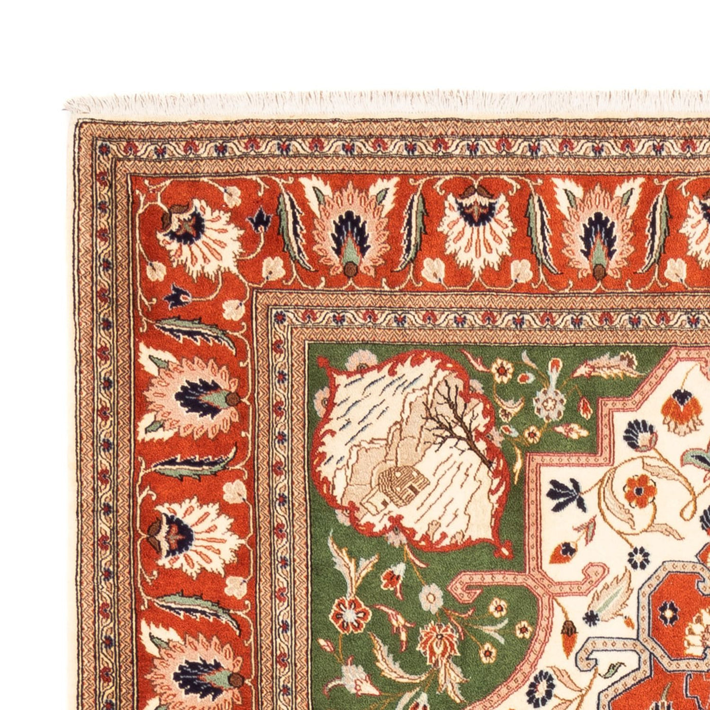 Qom Tapijt 230x172cm - Perzisch tapijt