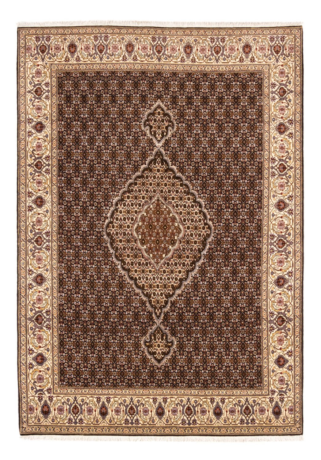 Perzisch tapijt - Tabriz - Royal - 241 x 170 cm - zwart