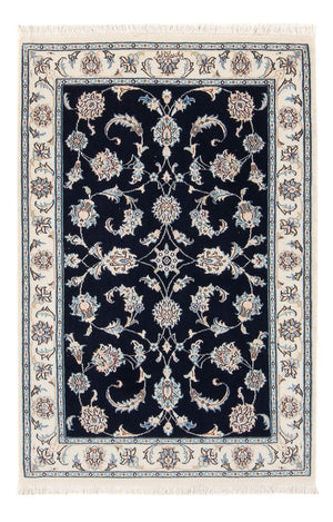 Perzisch tapijt - Nain - Premium - 121 x 78 cm - donkerblauw