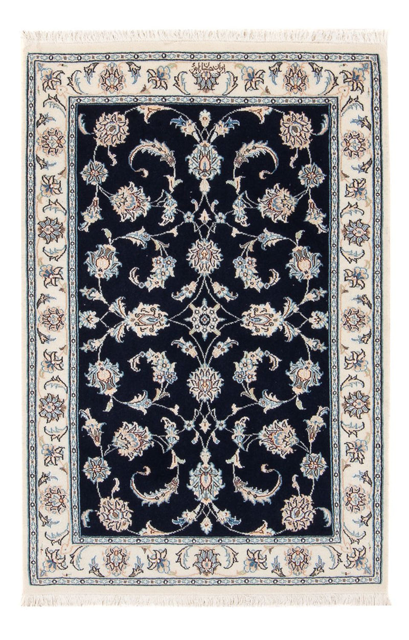 Perzisch tapijt - Nain - Premium - 121 x 78 cm - donkerblauw