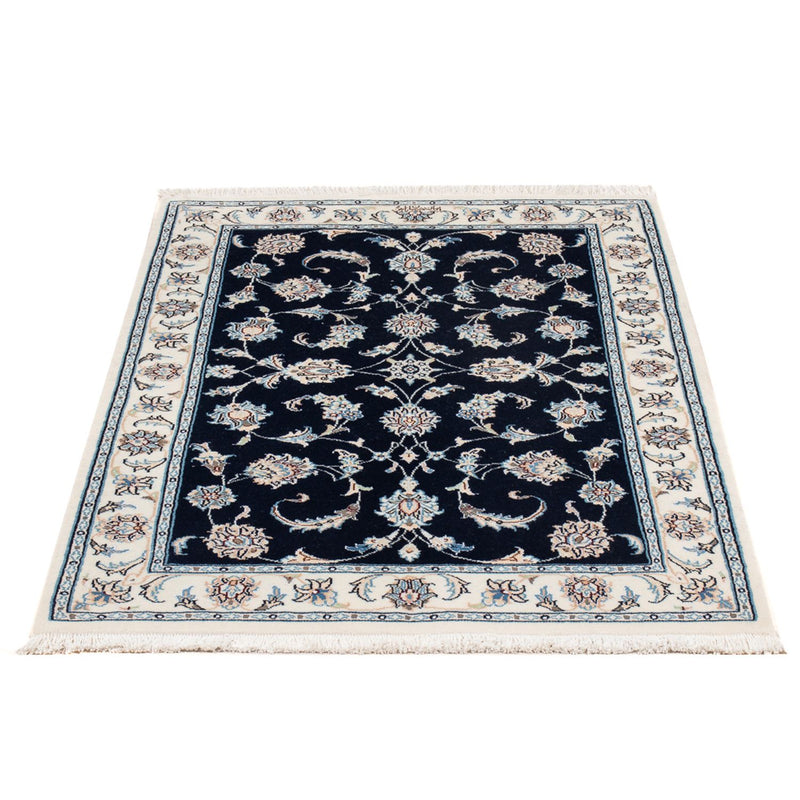 Perzisch tapijt - Nain - Premium - 121 x 78 cm - donkerblauw