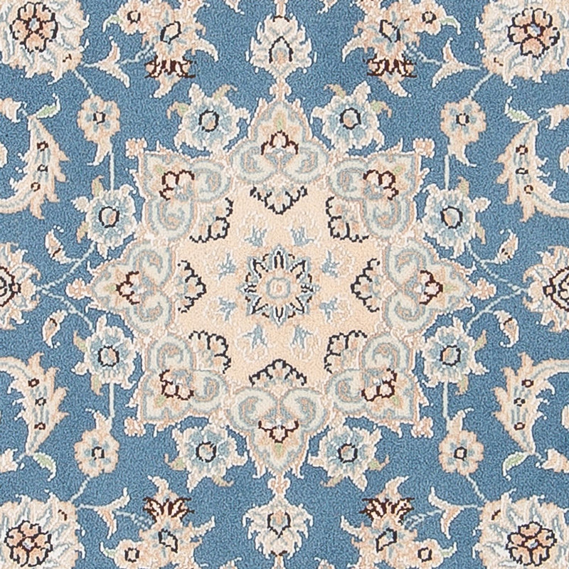 Perzisch tapijt - Nain - Premium - 121 x 80 cm - lichtblauw