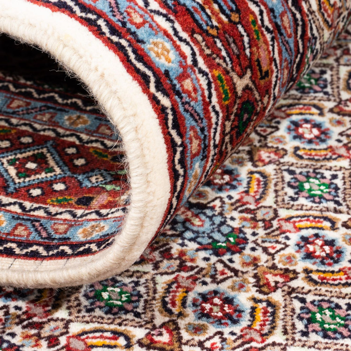 Loper Perzisch tapijt - Klassiek - 397 x 78 cm - crème