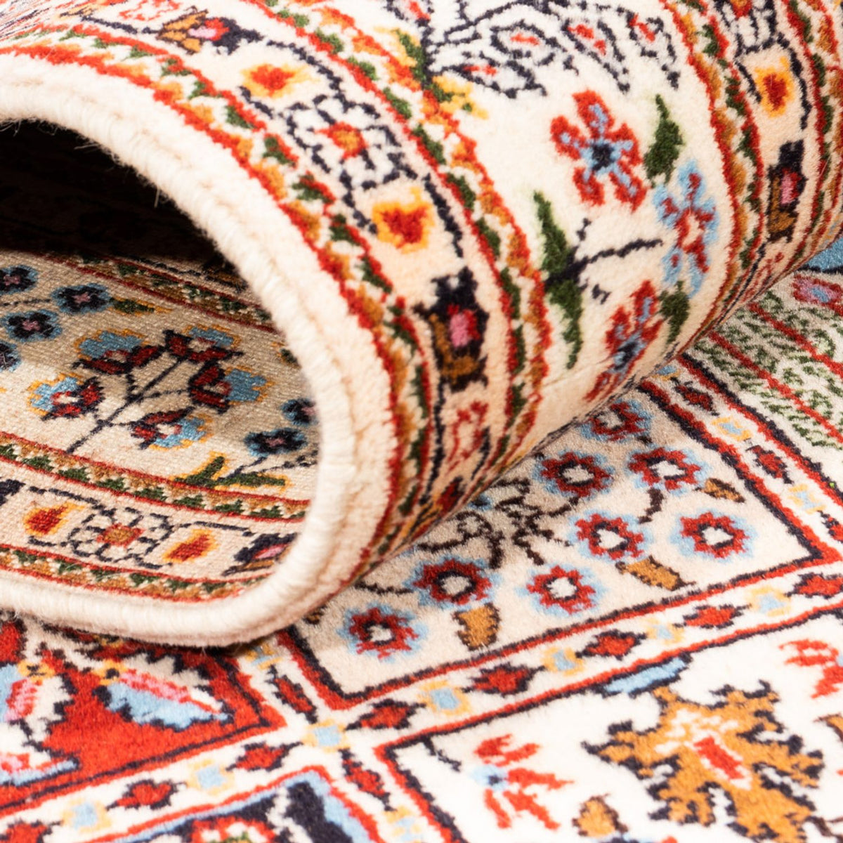 Loper Perzisch tapijt - Klassiek - 386 x 78 cm - veelkleurig