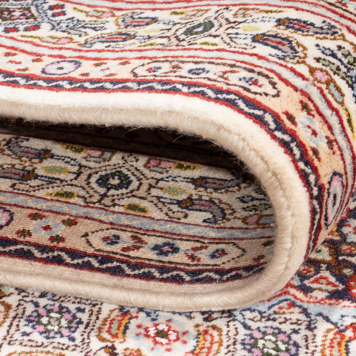 Loper Perzisch tapijt - Klassiek - 398 x 76 cm - crème