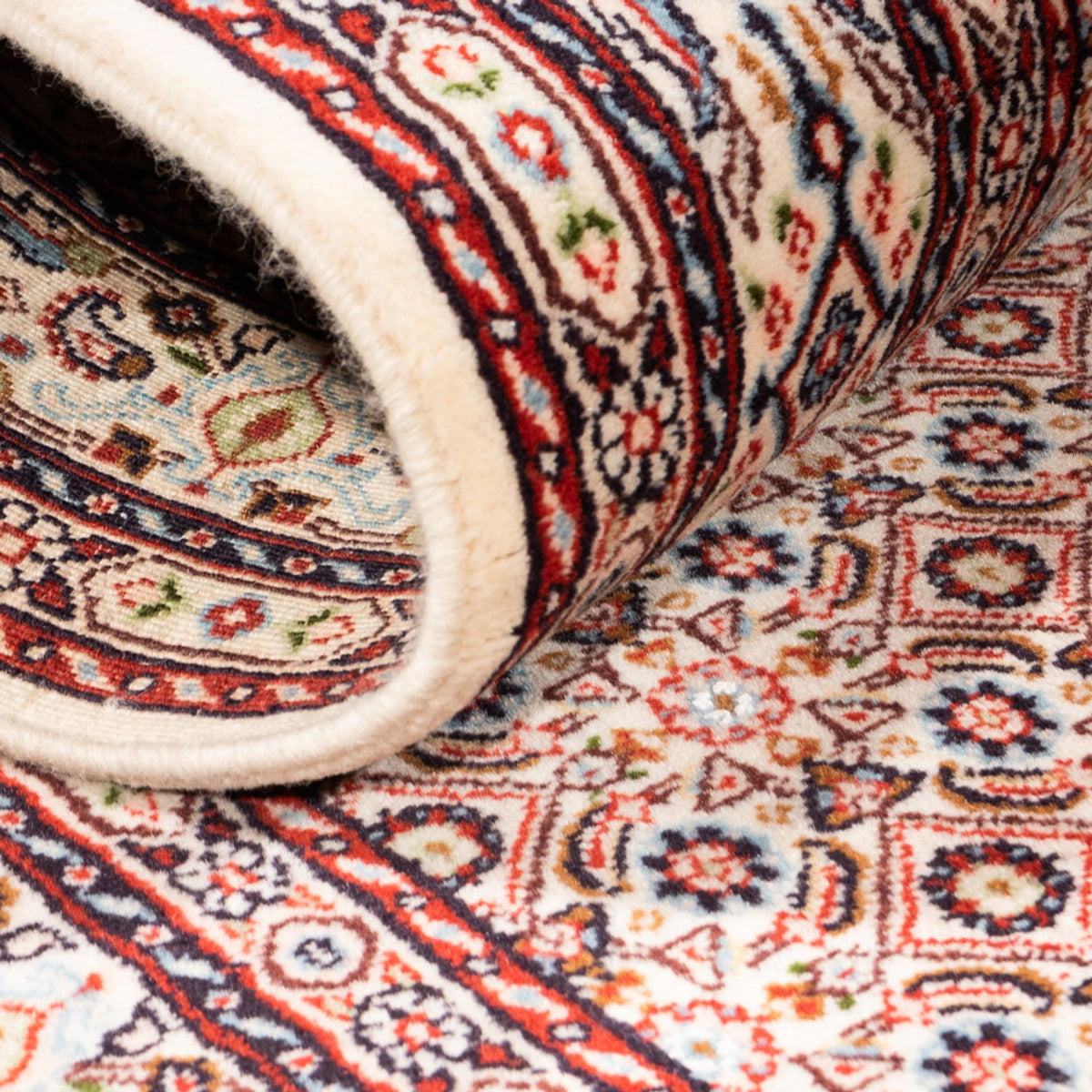 Loper Perzisch tapijt - Klassiek - 395 x 79 cm - crème