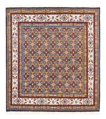 Loper Perzisch tapijt - Klassiek - 100 x 100 cm - donkerblauw