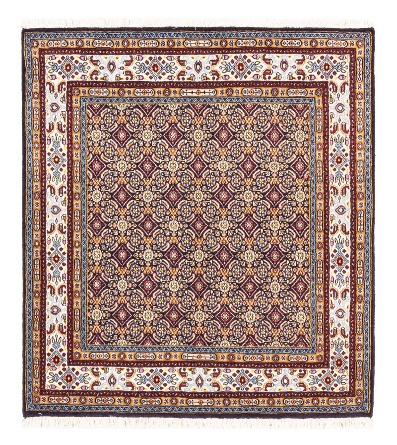 Loper Perzisch tapijt - Klassiek - 100 x 100 cm - donkerblauw
