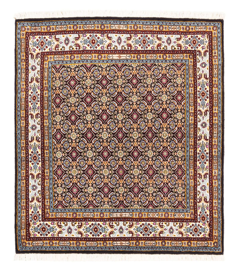 Loper Perzisch tapijt - Klassiek - 100 x 100 cm - donkerblauw