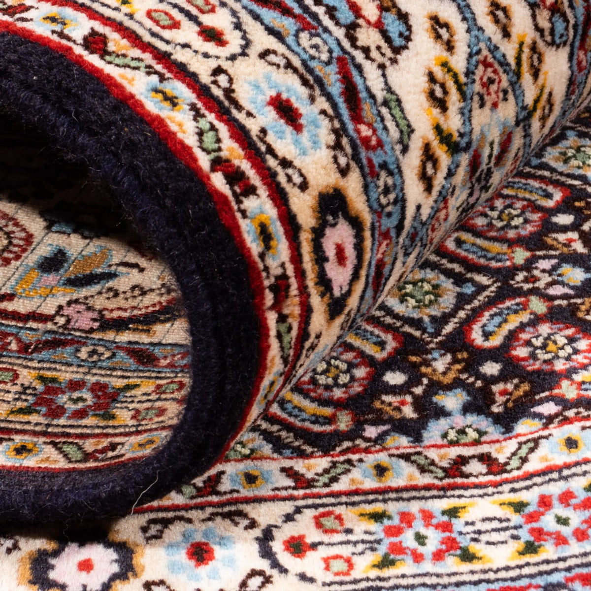 Perzisch tapijt - Klassiek - 195 x 144 cm - donkerblauw